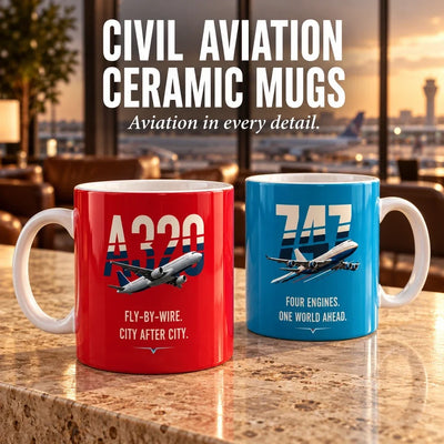 Civil Aviation Ceramic Mugs