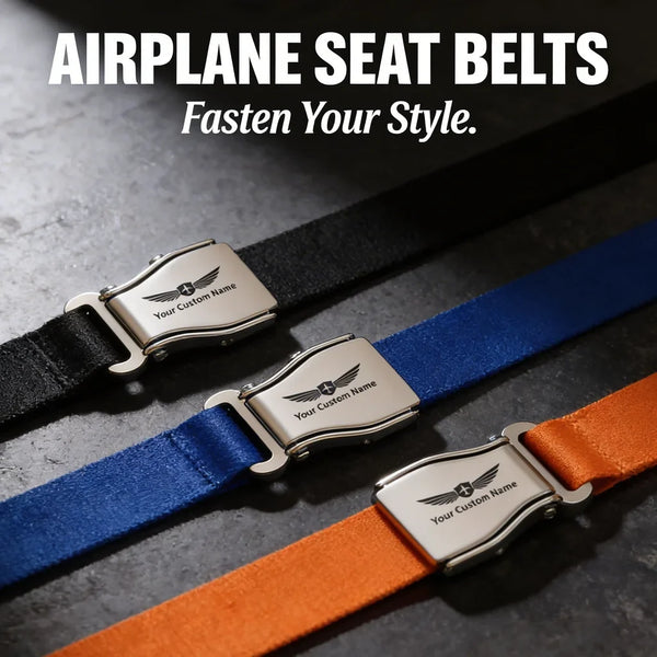 Designed Airplane Seat Belts