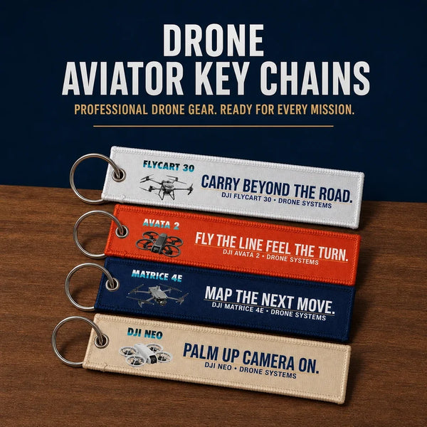 Drone Enthusiasts Aviator Key Chains