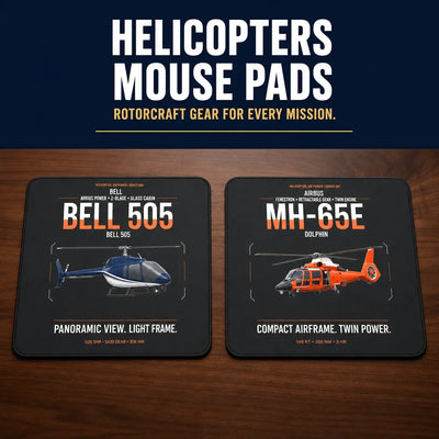 Helicopter Mouse Pads