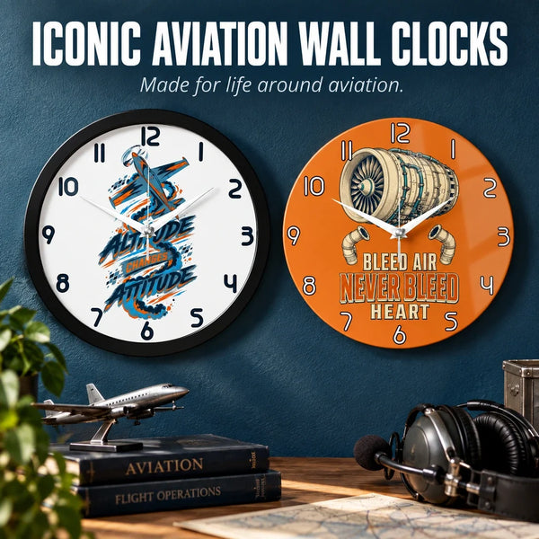 Iconic Aviation Wall Clocks