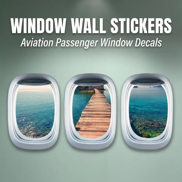 Passenger Window Wall Stickers