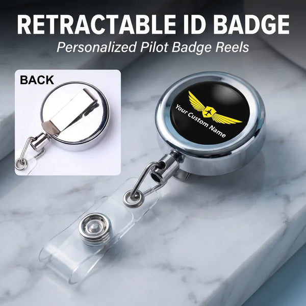 Retractable ID Card Badge