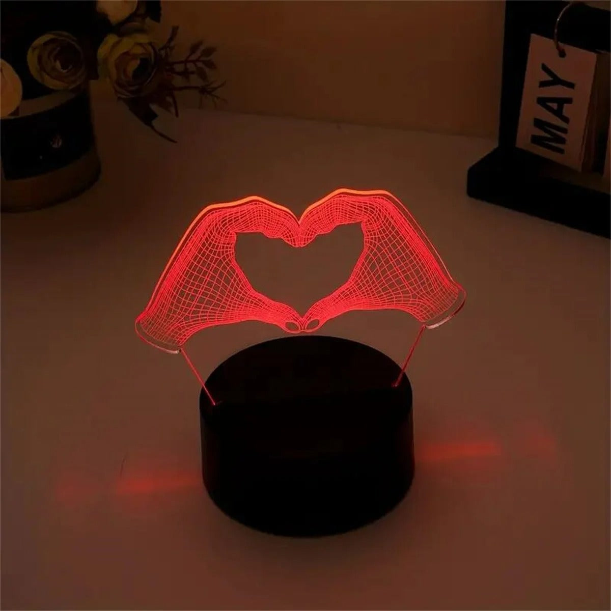 Love 3D Designed Night Lamp