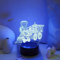 Thumbnail for Train 3D Designed Night Lamp
