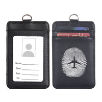 Thumbnail for Aviation Finger Print Designed ID Card Holder