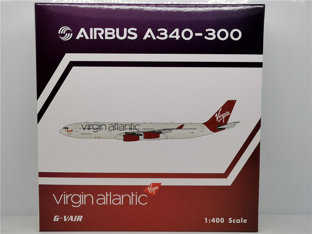 Virgin Atlantic Airways Airbus A340-300 G-VAIR Airplane Model 1/400 Scale