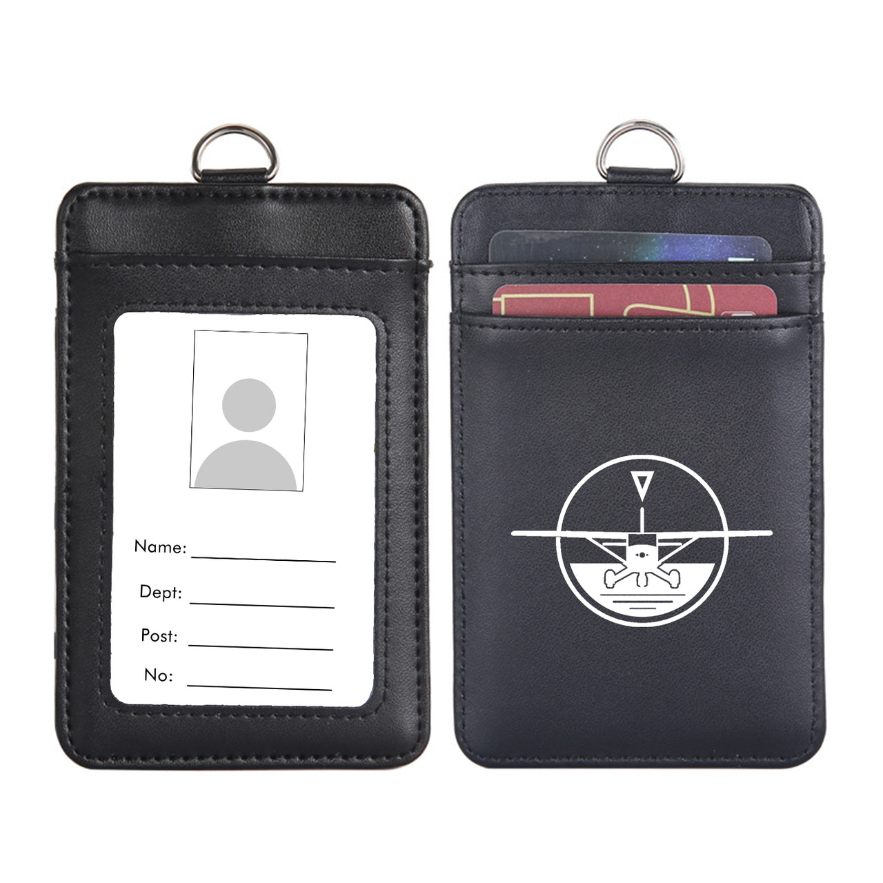 Cessna & Gyro Designed ID Card Holder