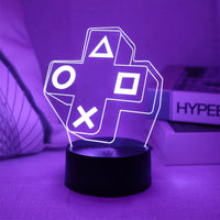 Thumbnail for 3D Gaming Cross Button Designed Night Lamp
