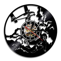 Thumbnail for Pilot Skydiving Sports Designed Wall Clocks