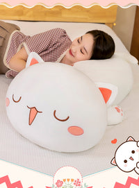 Thumbnail for 40-70cm Kawaii Climbing Peach Cat Plush Doll