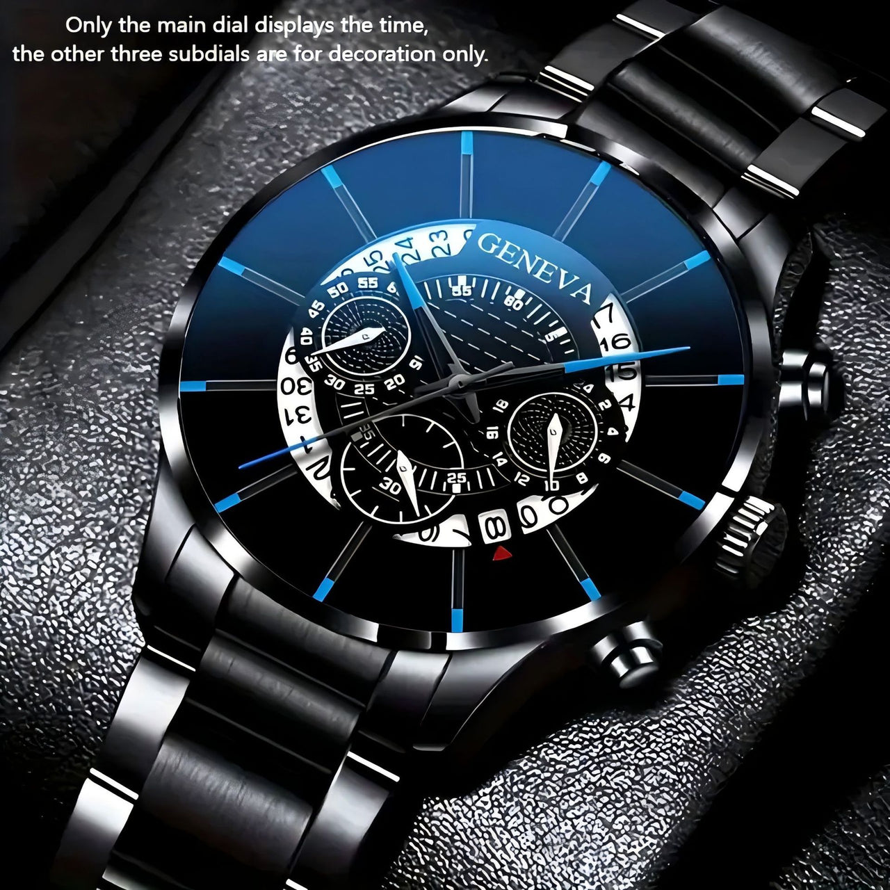 Men's Business Watch: Dual Calendar, Waterproof, Non-Swiss - Automatic Mechanical or Quartz Movement