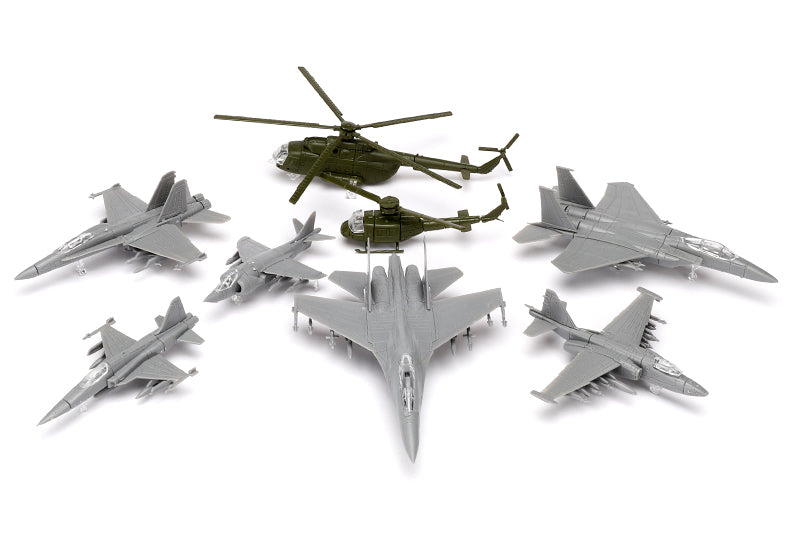 Airplane Assembly Model Puzzle Building Mini Plastic Military Random color Model