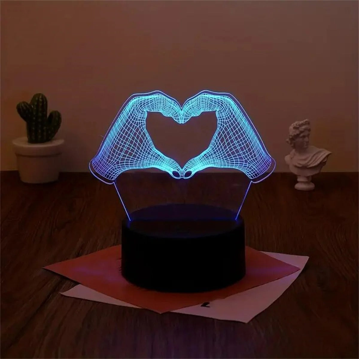 Love 3D Designed Night Lamp
