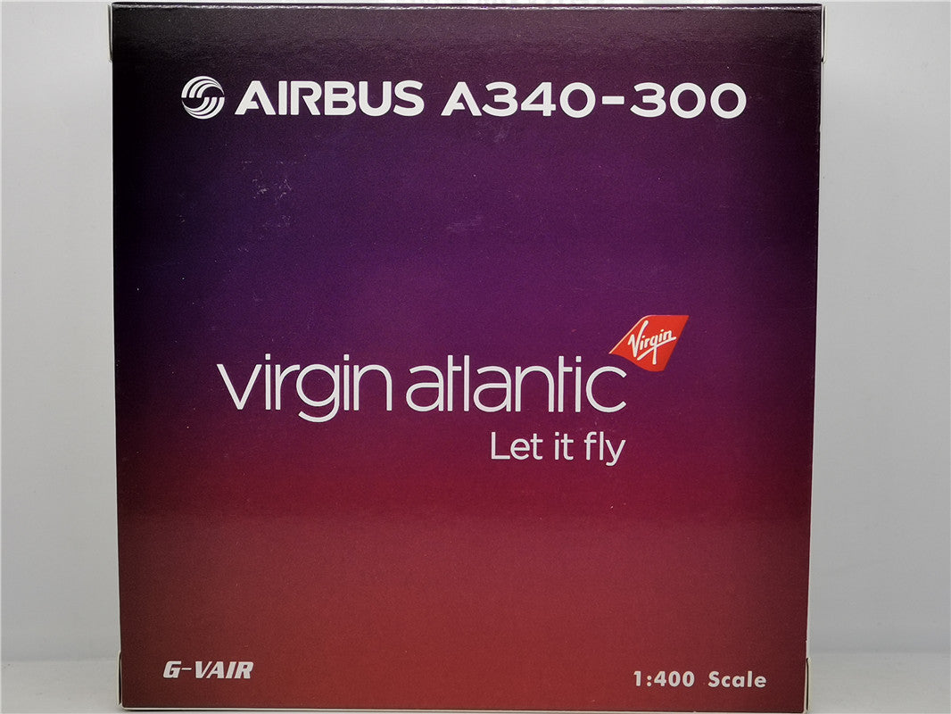 Virgin Atlantic Airways Airbus A340-300 G-VAIR Airplane Model 1/400 Scale