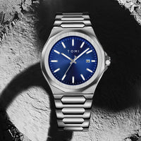 Thumbnail for Relogio Masculino Gift Box: Luxury Business Quartz Watch with High-Quality Rose Gold Case (Simple & Versatile)