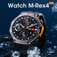 Thumbnail for Rugged Military Smartwatch: Men's Outdoor Sports Watch with GPS Tracking, 5ATM Waterproof & HD Bluetooth Calls