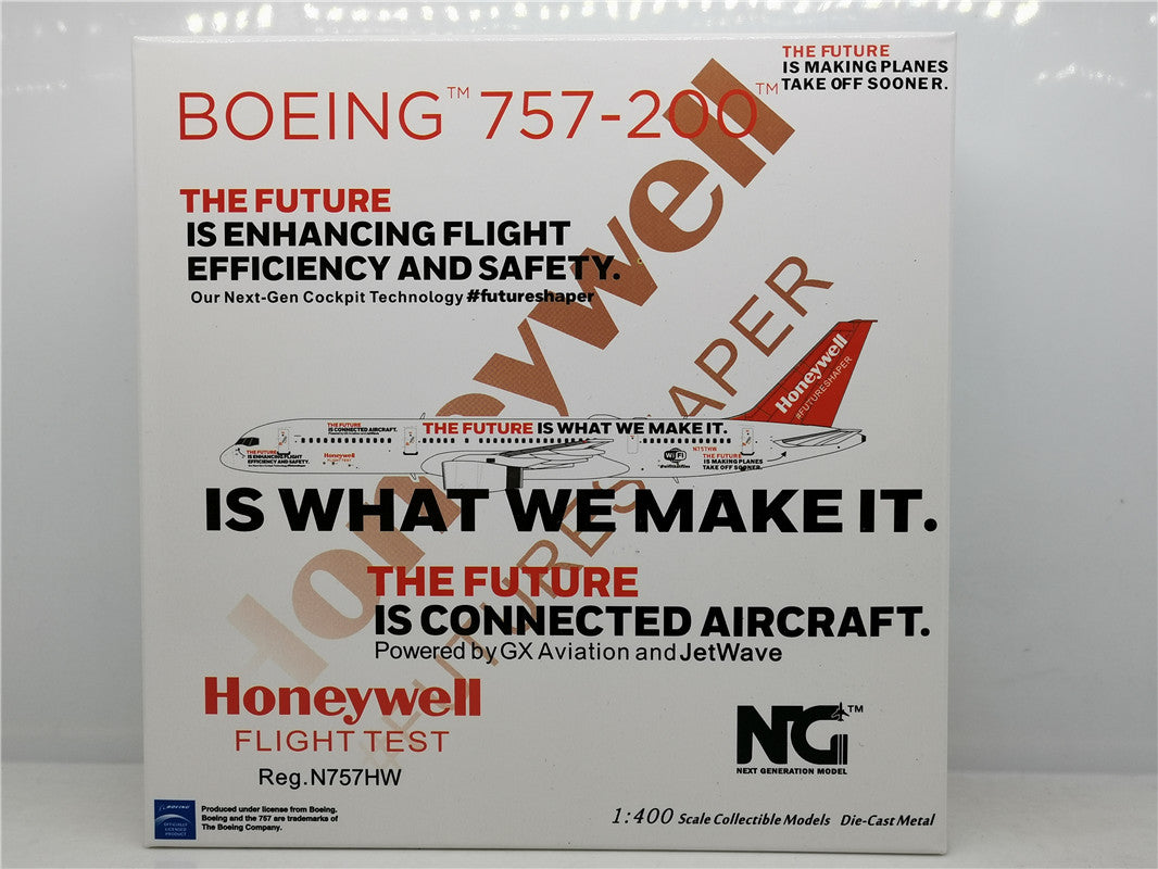 Honeywell Boeing B757-200 N757HW Airplane Model (1:400 Scale)