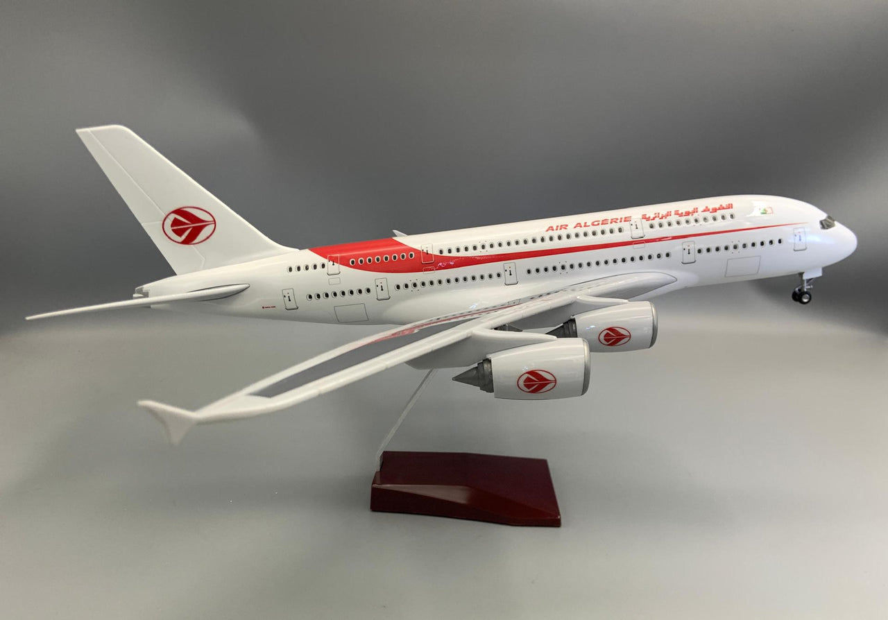 Algeria Air Airlines Airbus A380 Airplane Model (1/160 Scale)
