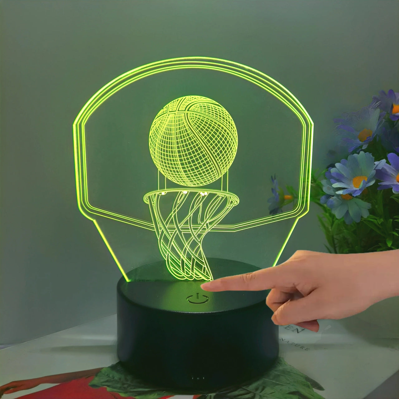 Basketball Hoop 3D Designed Night Lamp