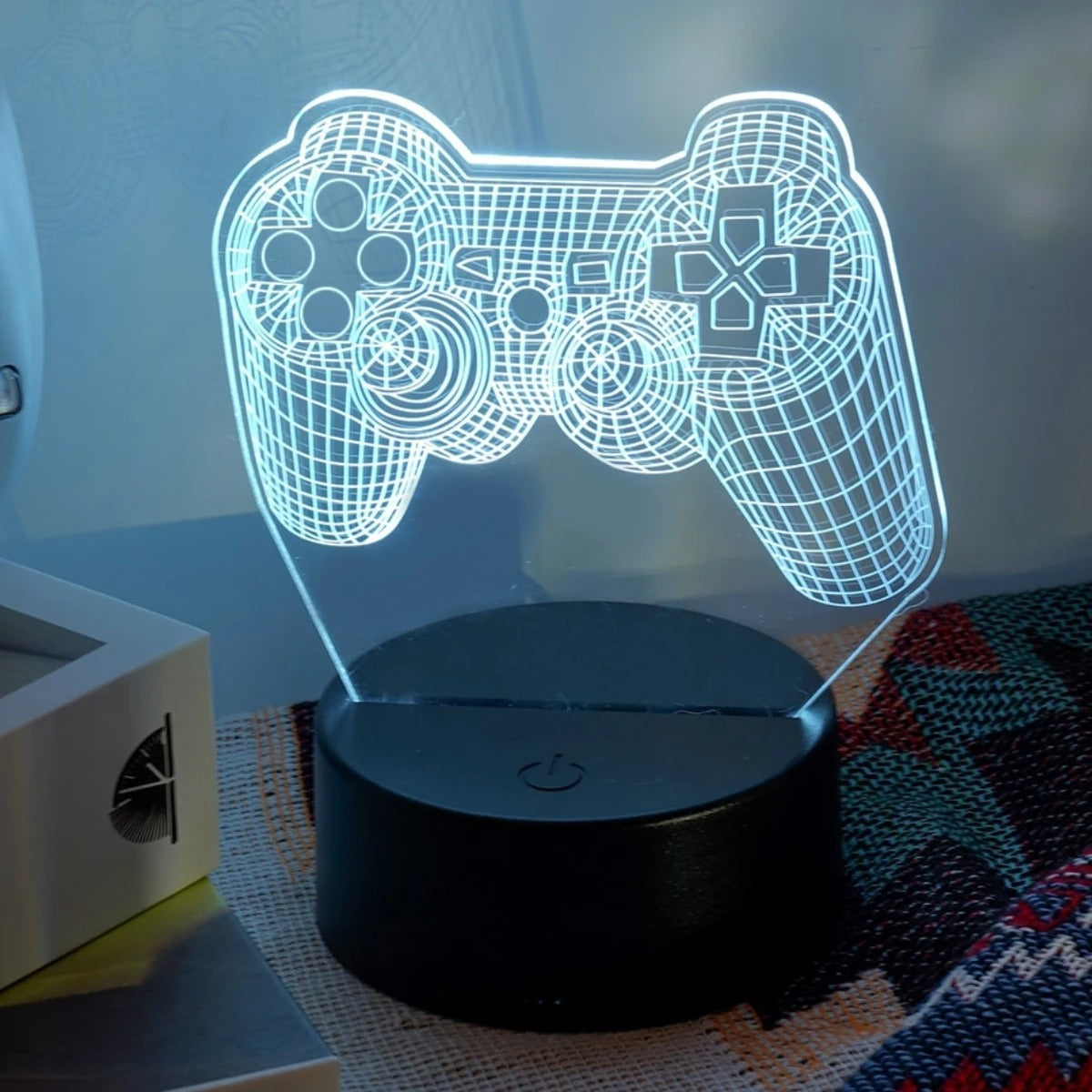 Powered Modern Game Controller 3D Designed Night Lamp