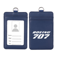 Thumbnail for Boeing 707 & Text Designed ID Card Holder