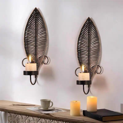 Candle Wall Hanging Candlestick: Elegant Centerpiece for Events aviation design on premium decorative material hanging wall d.