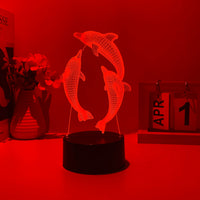 Thumbnail for 3D Three Dolphins Designed Night Lamp
