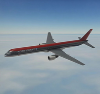 Thumbnail for Northwest Airlines Boeing B757-300 Airplane Model (20CM)