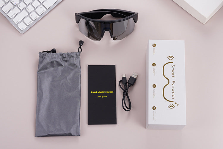 Outdoor Cycling Essential: YJ006 Bluetooth Glasses - Windproof Sunglasses with Audio Call Function