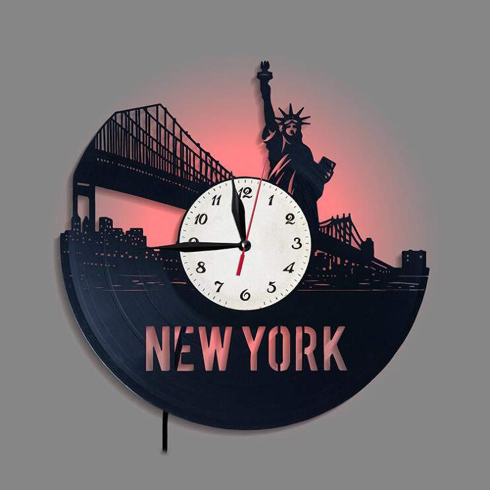 York City Vinyl Record Wall Clock - view 3