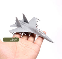 Thumbnail for Airplane Assembly Model Puzzle Building Mini Plastic Military Random color Model