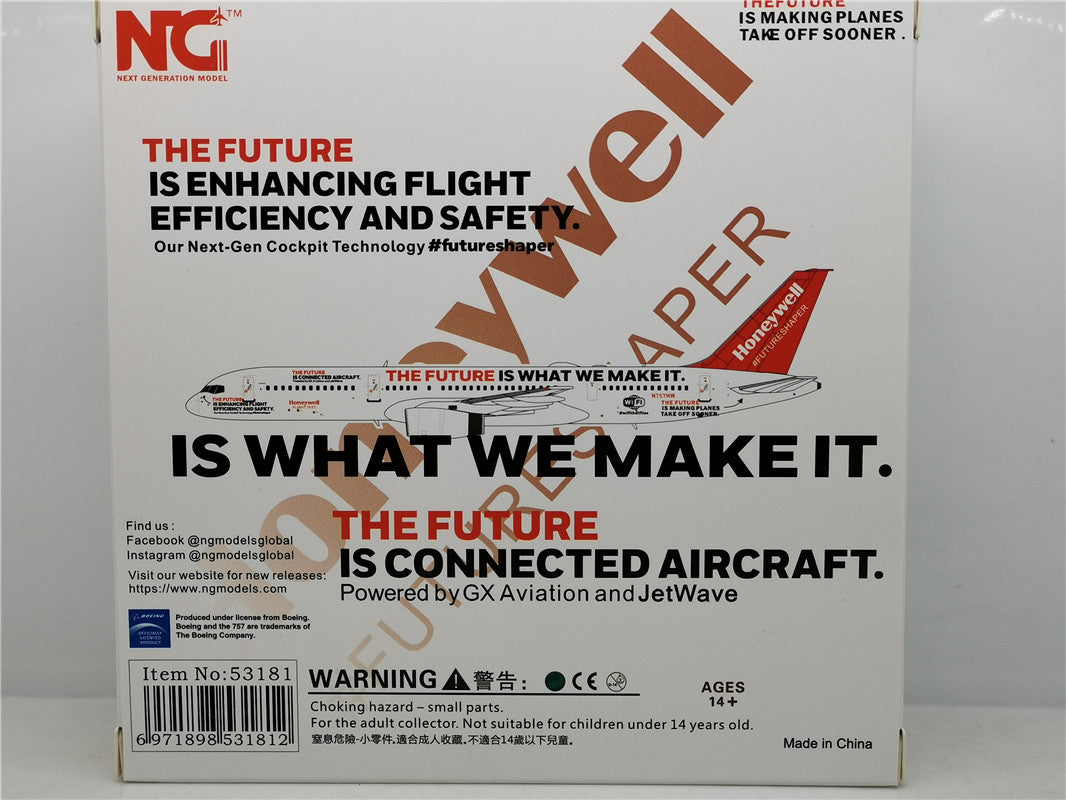 Honeywell Boeing B757-200 N757HW Airplane Model (1:400 Scale)