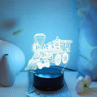 Thumbnail for Train 3D Designed Night Lamp
