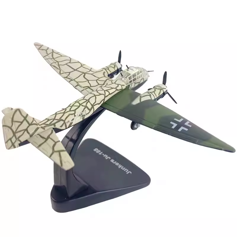 1:144 German World War II Luftwaffe Junkers Ju 88  Schnellbomber Airplane Model