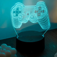 Thumbnail for Powered Modern Game Controller 3D Designed Night Lamp