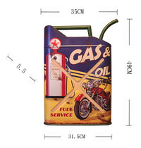 Thumbnail for American Country Retro Iron Oil Drum Decorative Wall Hanging