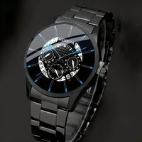 Thumbnail for Men's Business Watch: Dual Calendar, Waterproof, Non-Swiss - Automatic Mechanical or Quartz Movement