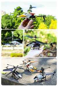 Thumbnail for 2CH Mini RC Helicopter (USB Rechargeable, LED Light) - Model Aircraft
