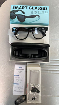 Thumbnail for Smart Camera Glasses M02Ultra: AI-Powered, WiFi, Navigation & Convenient Charging Case