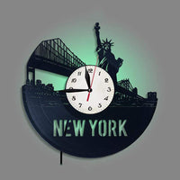 Thumbnail for New York City Vinyl Record Designed Wall Clocks