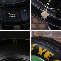Thumbnail for Retro Iron LED Tire Wall Hanging