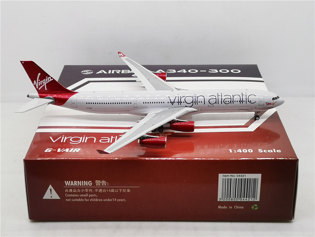Virgin Atlantic Airways Airbus A340-300 G-VAIR Airplane Model 1/400 Scale