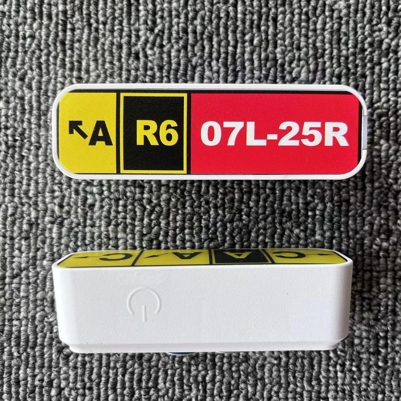 A6 R6 07L-25R Designed Light Fridge Magnet