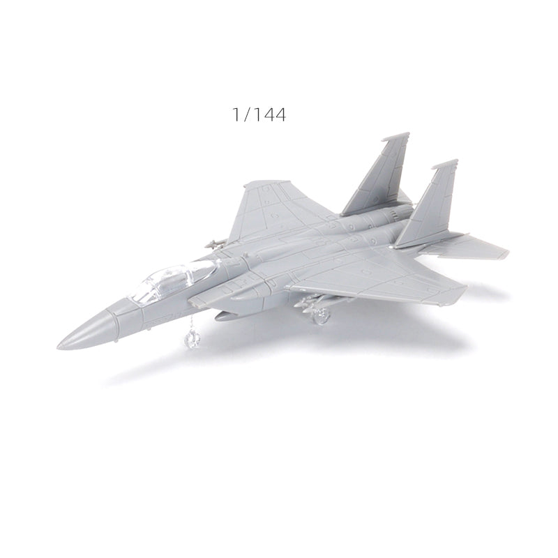 Airplane Assembly Model Puzzle Building Mini Plastic Military Random color Model