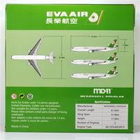 Thumbnail for EVA Air McDonnell DouglasANK MD-11 B-16102 Airplane Model (1/400 Scale)