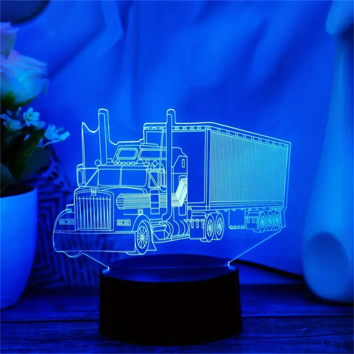 Truck 3D Designed Night Lamp