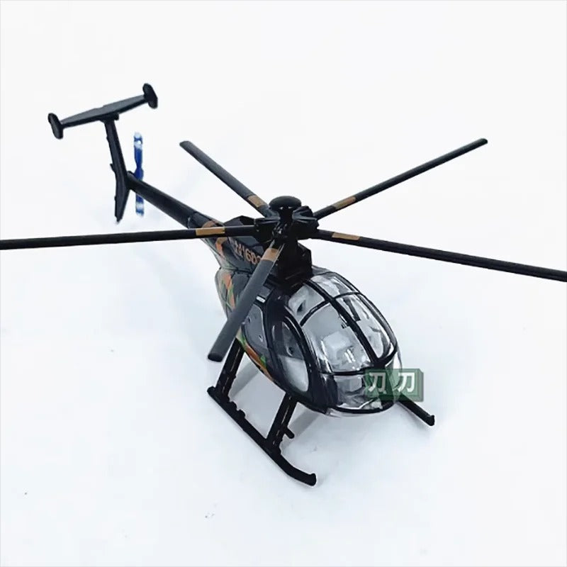 1:100 Scale American MD500 Helicopter Model
