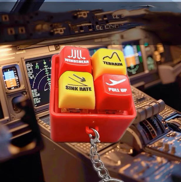 Boeing 737 & A320 EGPWS Warning Sound Simulator - Civil Aviation Flight Commemorative Keychain