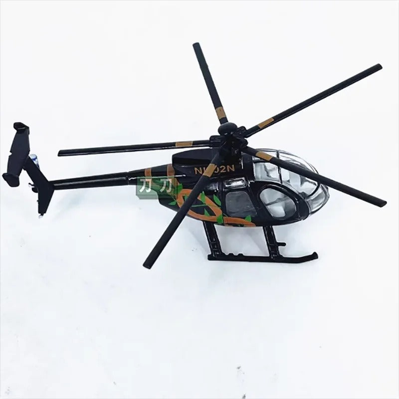 1:100 Scale American MD500 Helicopter Model